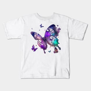 Watercolor Butterfly Design - Add a touch of elegance to your home or office Kids T-Shirt